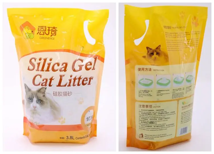 2025 Hot Sale Excellent Water Absorption Low Dust Cheapest 1-8MM Silica Gel Cat Litter in Germany